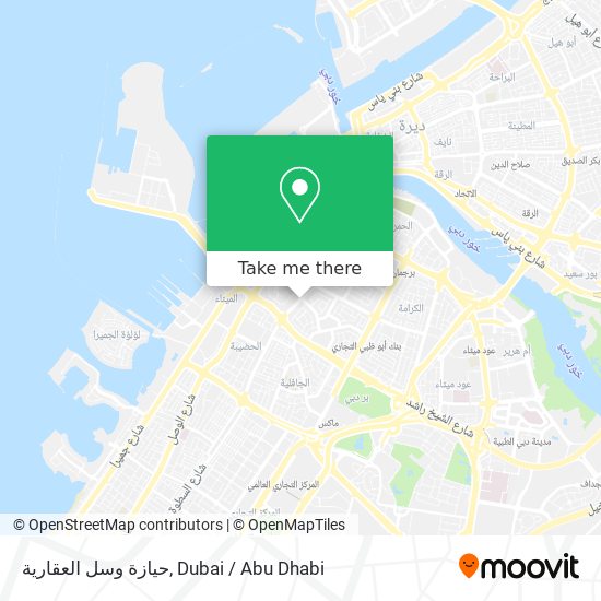 حيازة وسل العقارية map