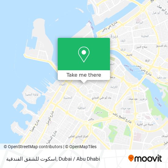 اسكوت للشقق الفندقية map