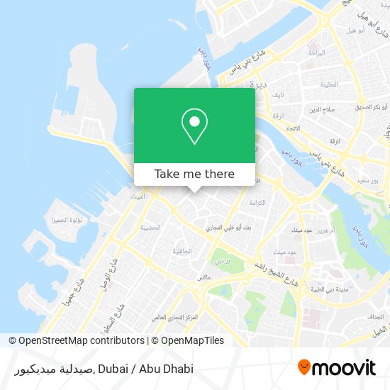 صيدلية ميديكيور map