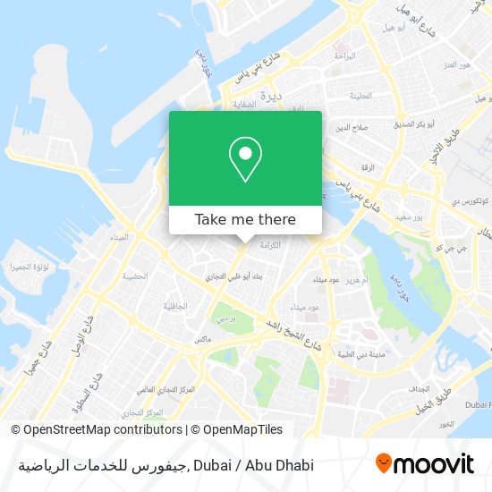 جيفورس للخدمات الرياضية map