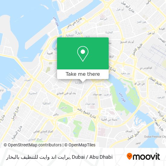 برايت اند وايت للتنظيف بالبخار map