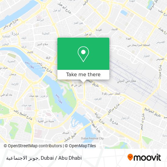 جونز الاجتماعية map