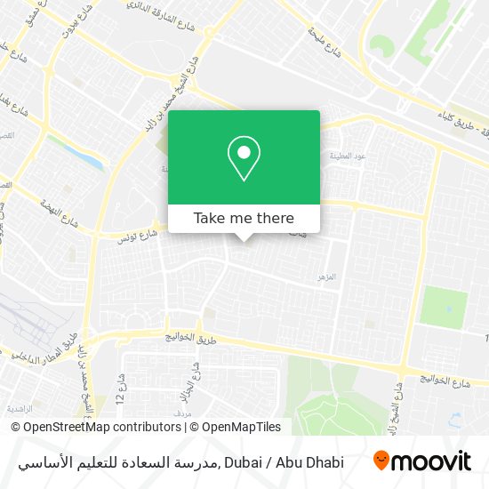 مدرسة السعادة للتعليم الأساسي map