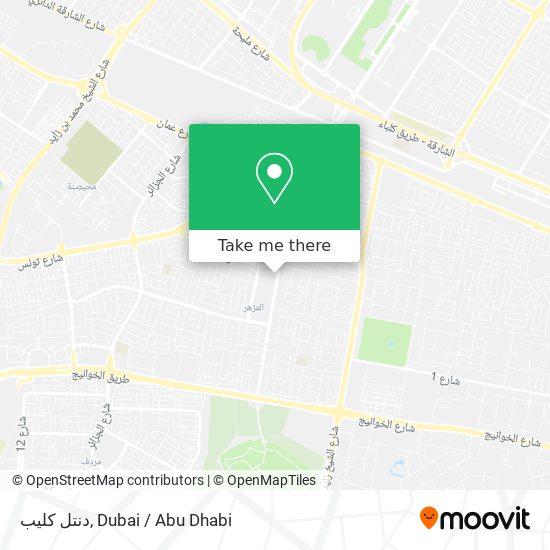 دنتل كليب map