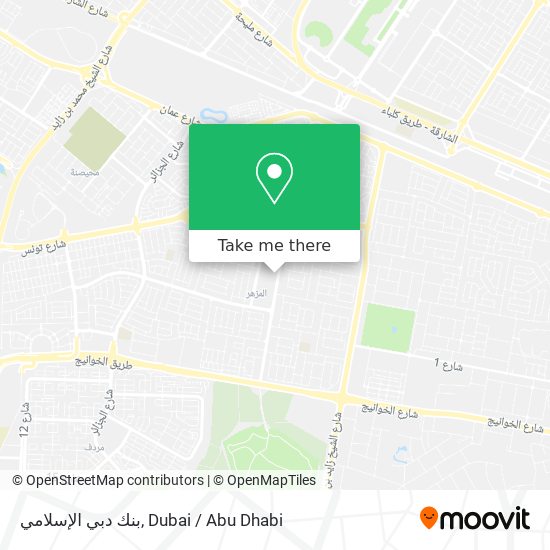 بنك دبي الإسلامي map