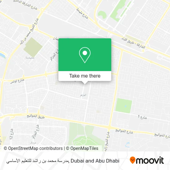 مدرسة محمد بن راشد للتعليم الأساسي map