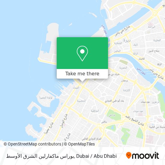 بوراس ماكفارلين الشرق الأوسط map