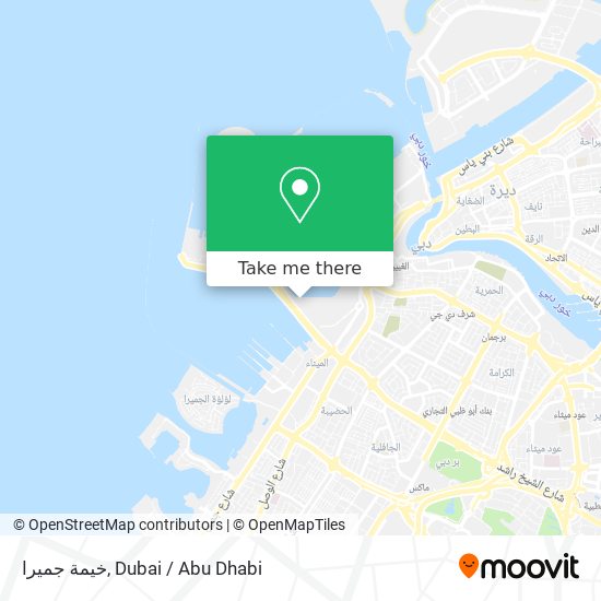 خيمة جميرا map