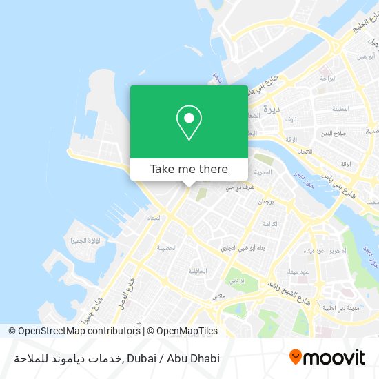 خدمات دياموند للملاحة map