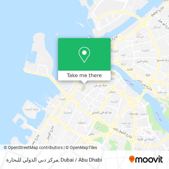 مركز دبي الدولي للبحارة map