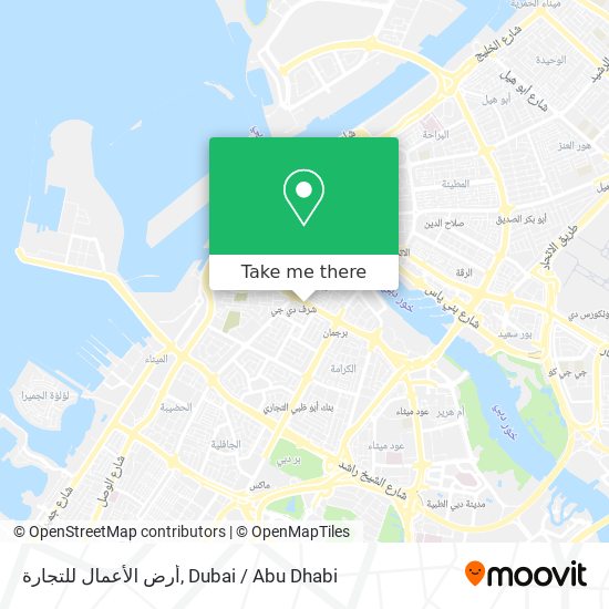 أرض الأعمال للتجارة map