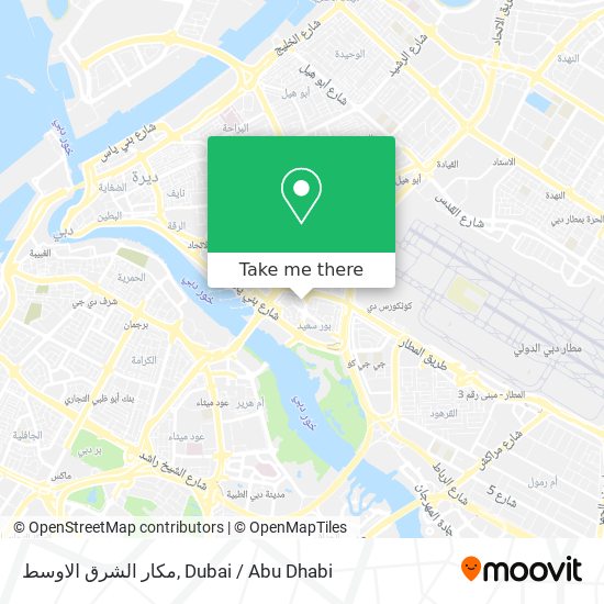 مكار الشرق الاوسط map