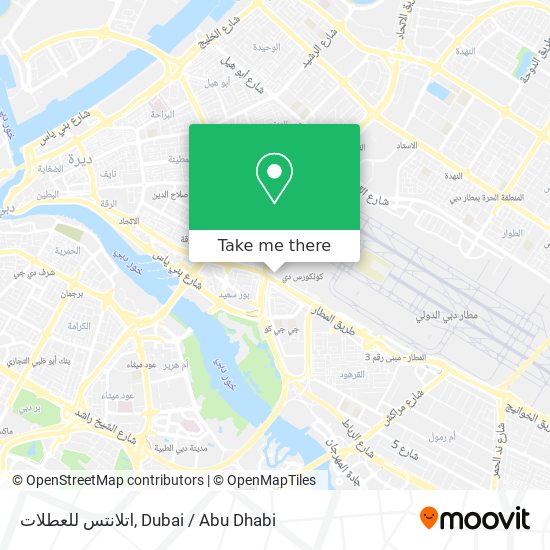 اتلانتس للعطلات map