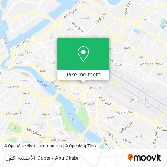 الأحمدية اكتور map