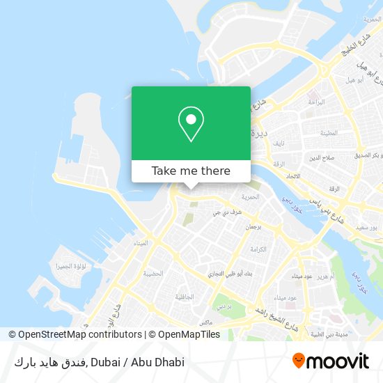 فندق هايد بارك map