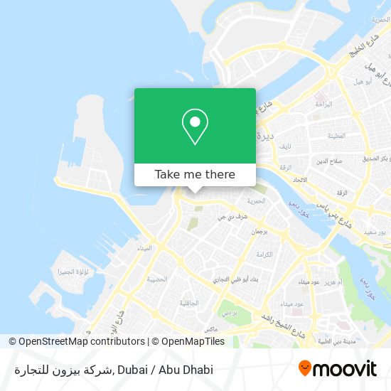 شركة بيزون للتجارة map