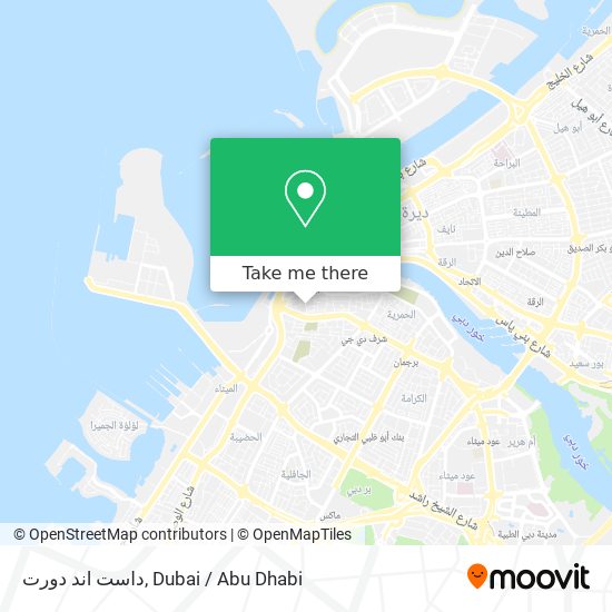 داست اند دورت map