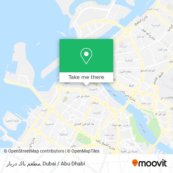 مطعم باك دربار map