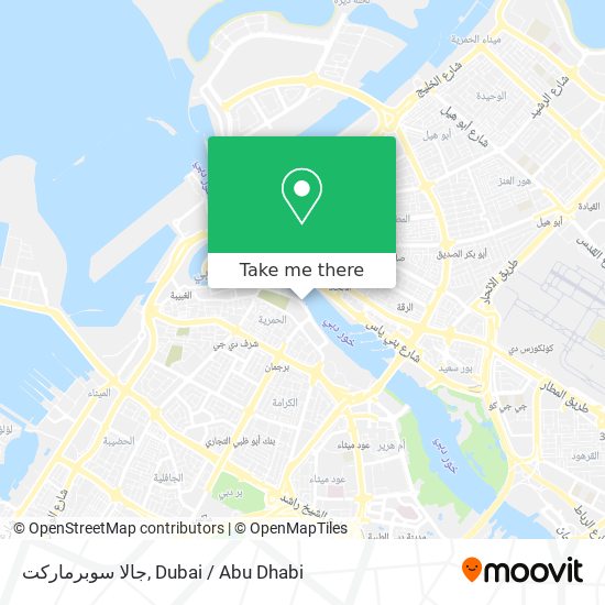 جالا سوبرماركت map