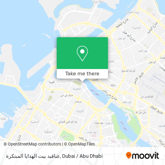 عناقيد بيت الهدايا المبتكرة map