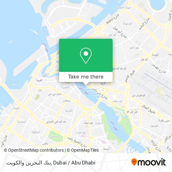 بنك البحرين والكويت map