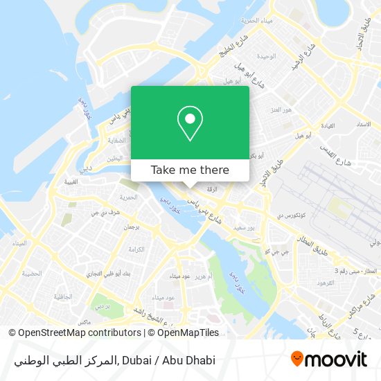 المركز الطبي الوطني map