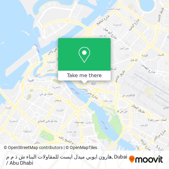 هارون ايوبي ميدل ايست للمقاولات البناء ش ذ م م map