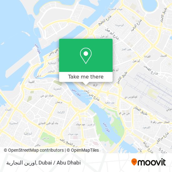 اورين التجارية map