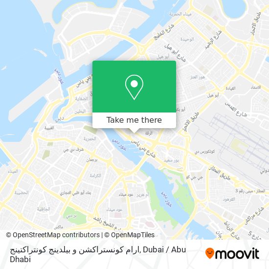 ارام كونستراكشن و بيلدينج كونتراكتينج map