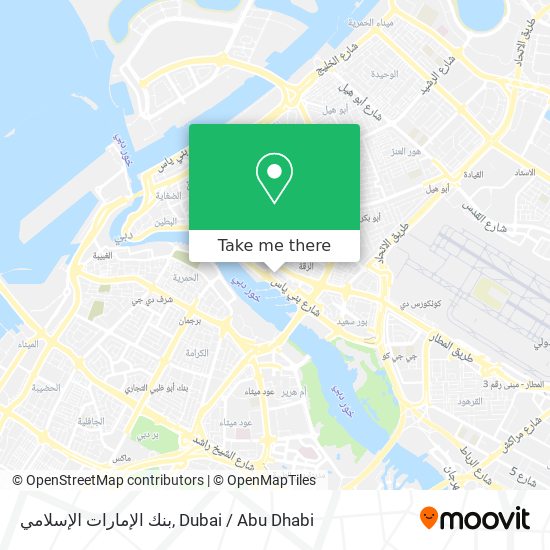 بنك الإمارات الإسلامي map