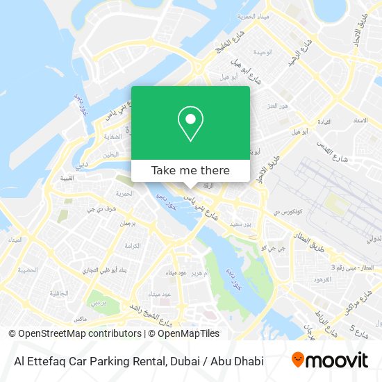 Al Ettefaq Car Parking Rental map