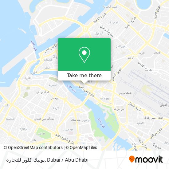 يونيك كلور للتجارة map