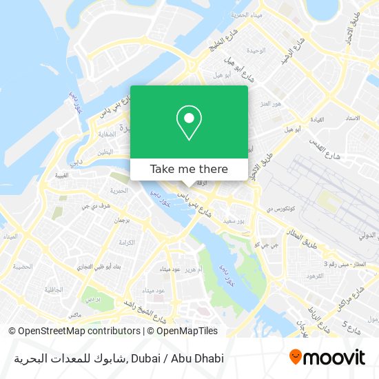 شابوك للمعدات البحرية map