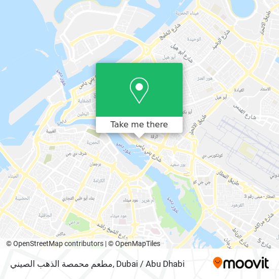 مطعم محمصة الذهب الصيني map