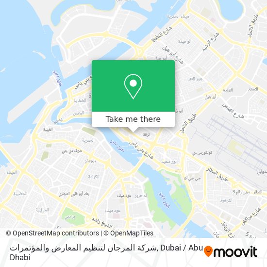 شركة المرجان لتنظيم المعارض والمؤتمرات map