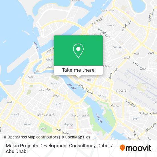 Makia Projects Development Consultancy map