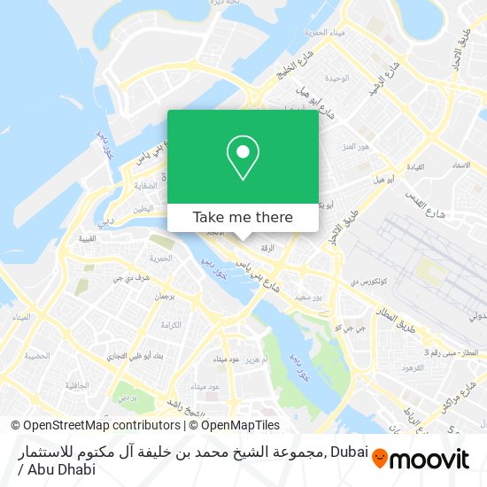 مجموعة الشيخ محمد بن خليفة آل مكتوم للاستثمار map