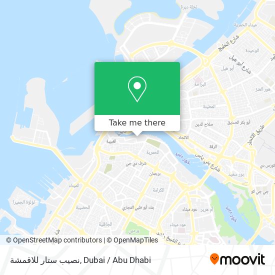 نصيب ستار للاقمشة map