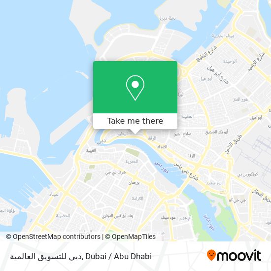 دبي للتسويق العالمية map