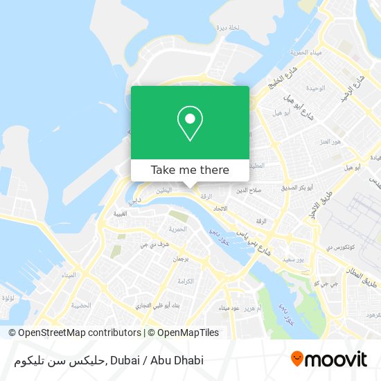 حليكس سن تليكوم map