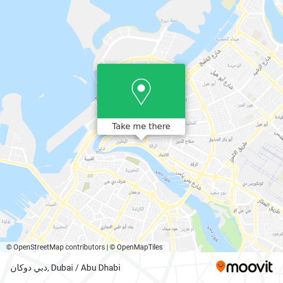 دبي دوكان map
