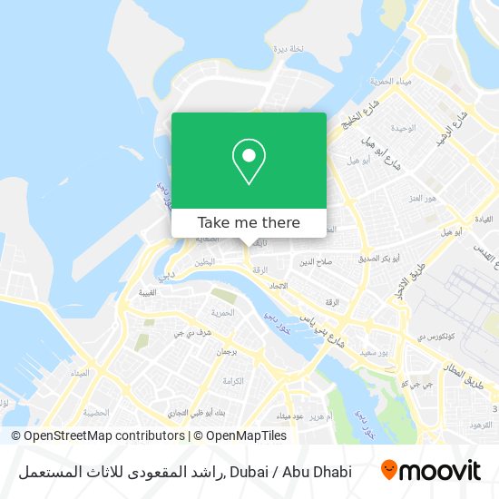 راشد المقعودى للاثاث المستعمل map