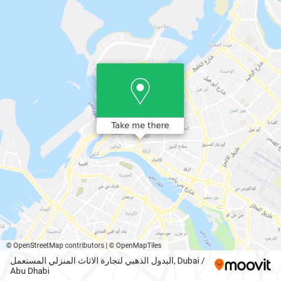 البدول الذهبي لتجارة الاثاث المنزلي المستعمل map