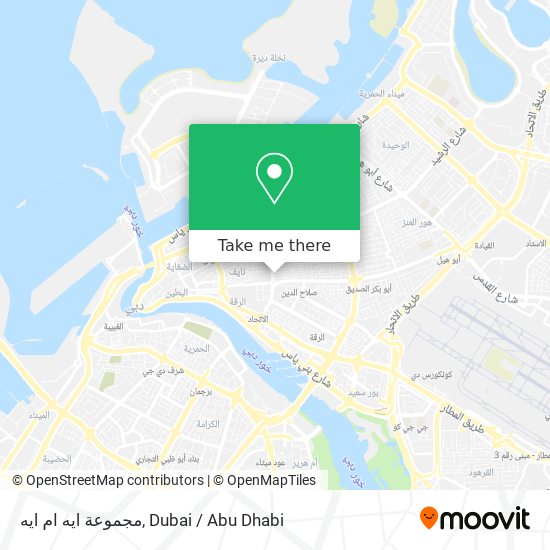 مجموعة ايه ام ايه map