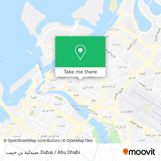 صيدلية بن حبيب map