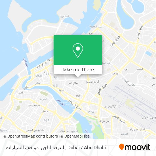 البديعة لتأجير مواقف السيارات map