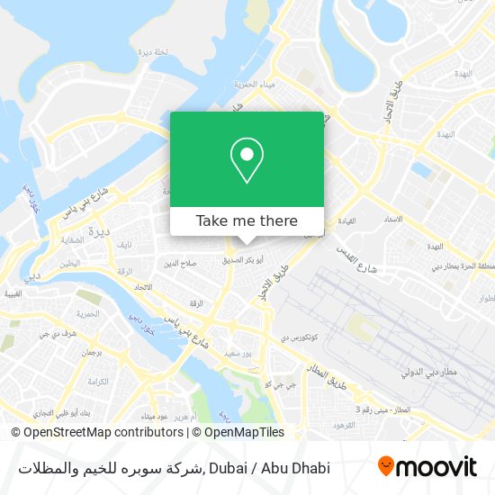 شركة سوبره للخيم والمظلات map