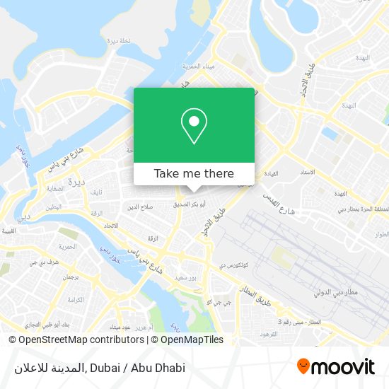 المدينة للاعلان map