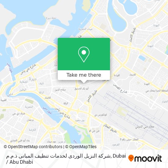 شركة النزيل الوردى لخدمات تنظيف المبانى ذ.م.م map