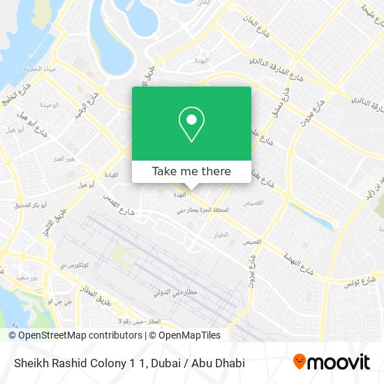 Sheikh Rashid Colony 1 1 map